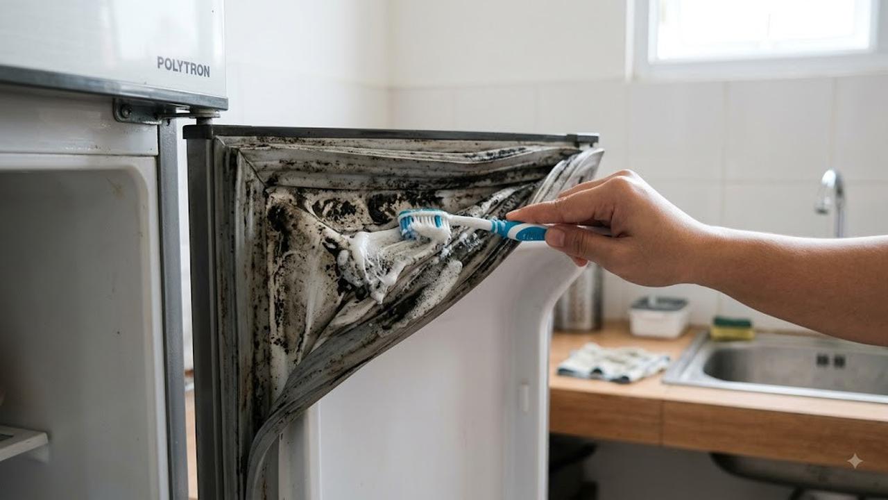 Cara Membersihkan Karet Pintu Kulkas yang Menghitam
