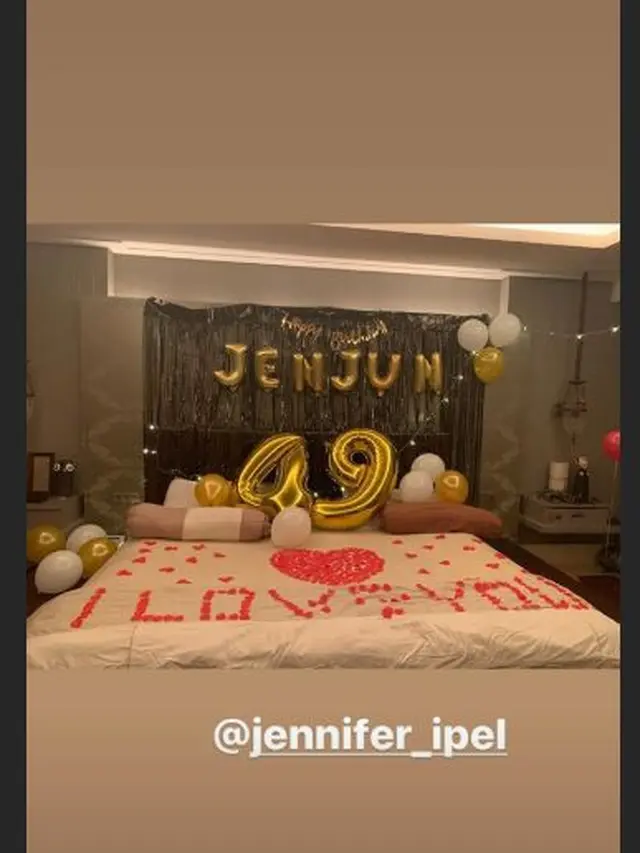 6 Momen Kejutan Ulang Tahun Jennifer Ipel, Istri Ajun Perwira yang Ke-49