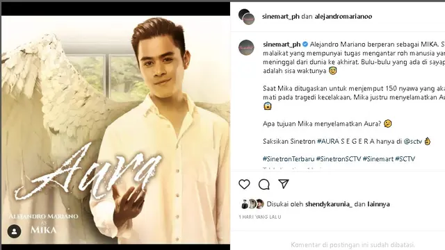 Sinetron Aura tayang mulai Senin, 19 Desember 2022 di SCTV (Foto: Instagram @sinemart_ph)