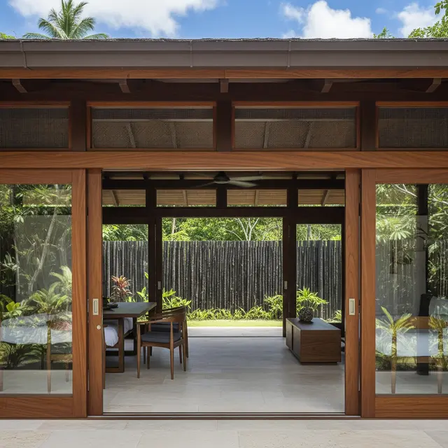 Gambar Rumah Minimalis dengan Pintu Anti Ular yang Estetik (Image by Gemini AI)
