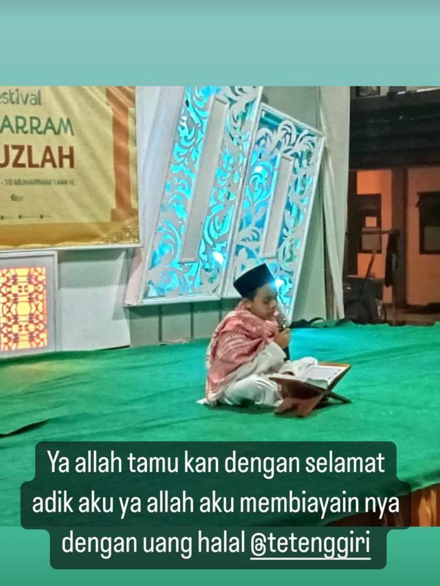 Unggahan Dinar Candy. (Foto: Dok. Instagram @dinar_candy)