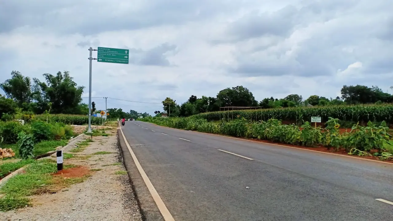 Jalan lingkar selatan Tuban. (Ahmad Adirin/Liputan6.com)