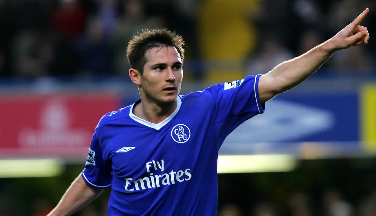 5. Frank Lampard (177 gol) - Lampard merupakan pemain yang subur dalam mencetak gol saat bersama Chelsea. Pemain yang kini menjadi pelatih Chelsea ini memiliki catatan 177 gol di kompetisi Premier League. (AFP/Adrian Dennis)