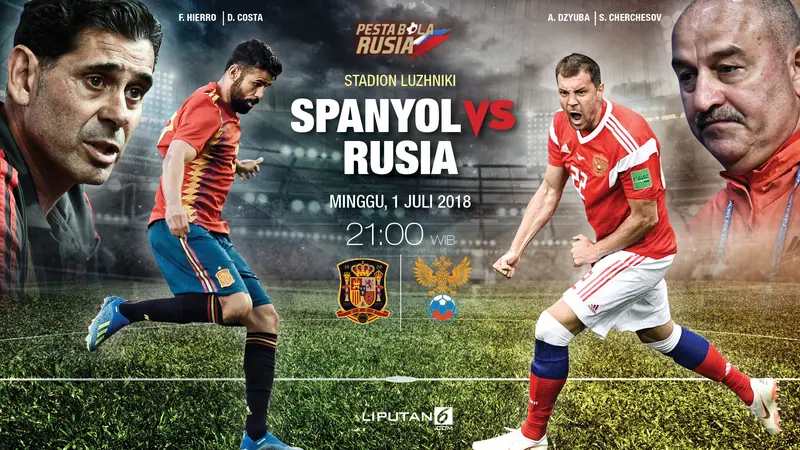 Prediksi Spanyol VS Rusia