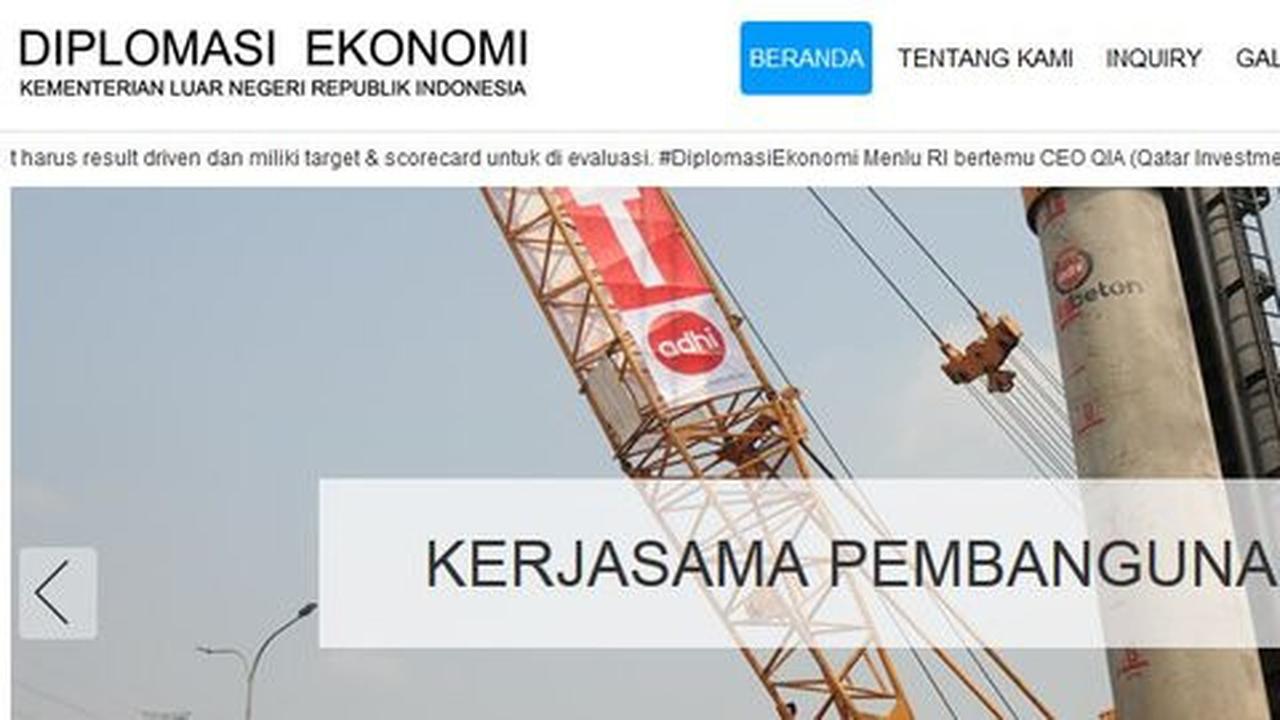 Kemlu luncurkan laman baru buat kembangkan ekonomi di luar negeri