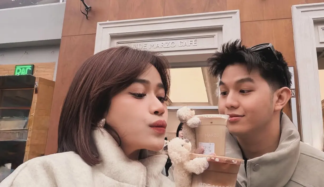 Rambut pendek Brisia Jodie bikin tampilannya effortless selama liburan ke China bersama suami [@brisiajodie96]