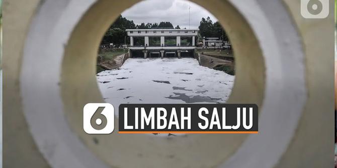 VIDEO: Viral Limbah Busa Seperti Salju