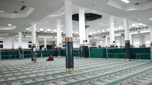5 Potret Masjid Agung di Pekanbaru, Disebut Sebagai 'Taj Mahal'nya Indonesia