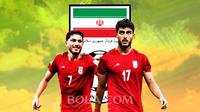 Ilustrasi - Pemain Iran U-20 yang layak mendapat perhatian khusus Timnas Indonesia U-20 di Piala Asia U-20 2025: Esmaeil Gholizadeh, Reza Ghandipour (Bola.com/Adreanus Titus)