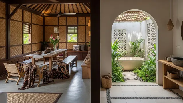 Rumah di Kampung tapi Punya Kamar Mandi Ala Resort yang Mewah yang Tidak Sombong