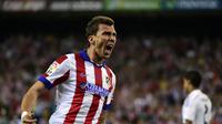 Striker Atletico Madrid, Mario Mandzukic (Gerard Julien/AFP)