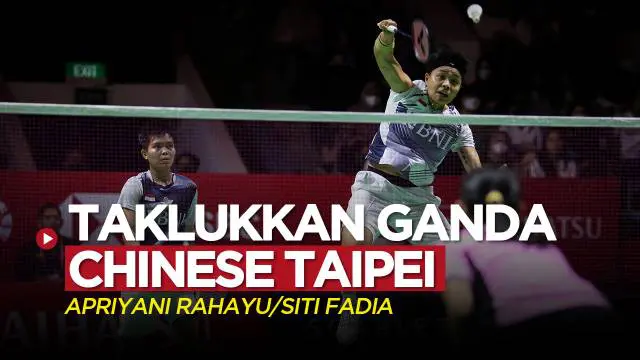 Berita video Apriyani Rahayu mengungkapkan caranya dan Siti Fadia Silva Ramadhanti bisa menaklukkan ganda Chinese Taipei, Hu Ling Fang / Lin Xiao Min, di Indonesia Masters 2023, Kamis (26/1/2023).