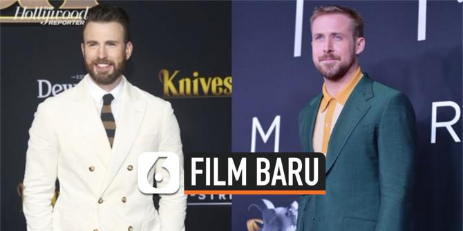 VIDEO: Chris Evans-Ryan Gosling Adu Akting di Film Terbaru Netflix