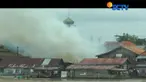 Diduga kebakaran ini berasal dari sebuah kompor yang ditinggal pemiliknya saat sedang memasak.