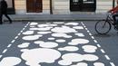 Zebra cross berbentuk bubble,di Slovenia (Source : IST)