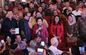 Megawati Hadiri Peluncuran Buku Erros Djarot, Ada Menkop sampai Anies