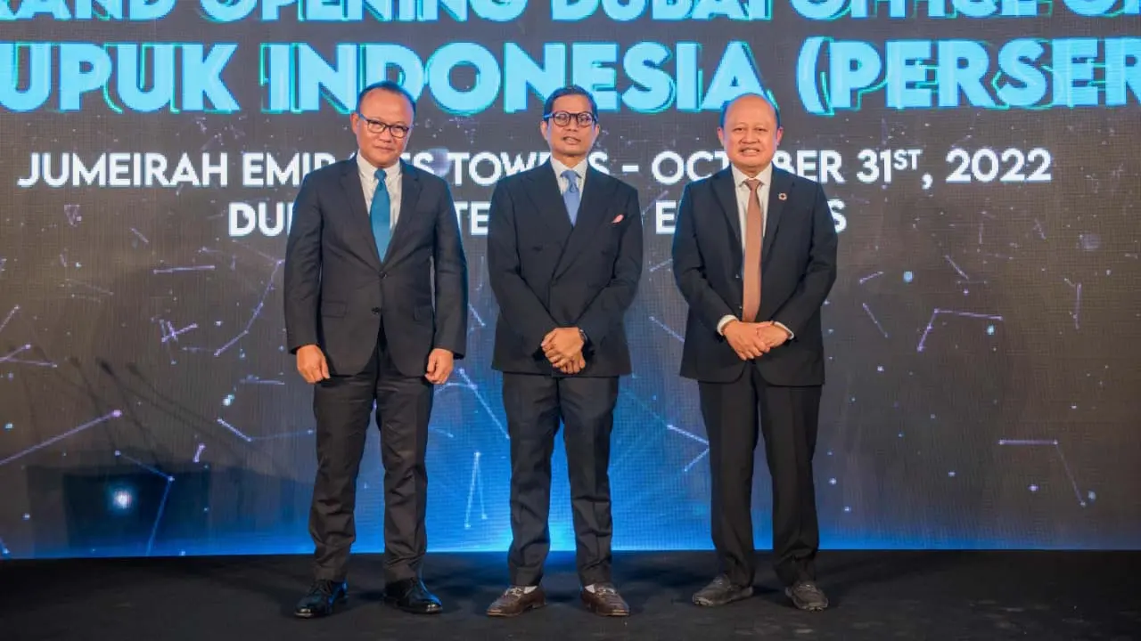 Ciptakan Peluang Bisnis, Pupuk Indonesia Resmi Buka Kantor Perwakilan di Dubai