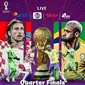 Laga Kroasia vs Brasil pada Jumat, 9 Desember 2022 pukul 21.00 WIB live di SCTV, Indosiar, Vidio dan Nex Parabola