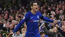 4. Alvaro Morata (56 juta euro) - Striker asal Spanyol ini akhirnya dilepas Chelsea kembali menjual pemainnya ke Atletico Madrid pada awal Juli 2020. Alvaro Morata dilego Chelsea dengan harga transfer 56 juta euro. (AFP/Ben Stansall)