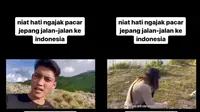 Pria Indonesia Ungkap Pacarnya yang Orang Jepang Memungut Sampah Saat Diajak Jalan-Jalan ke Pulau Tulas. (Tangkapan Layar Instagram)