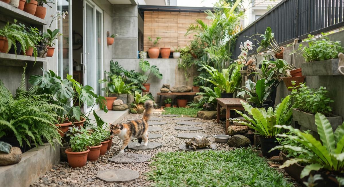 Ide Taman Rumah Ramah Hewan Peliharaan Tanpa Mengurangi Ruang Gerak