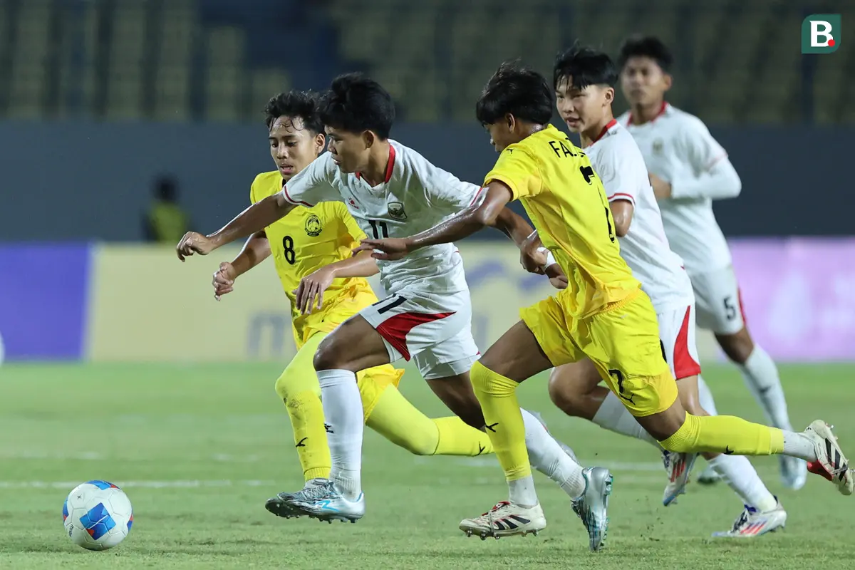Foto: Peluang Timnas Indonesia U-17 Melaju ke Semifinal Piala AFF Semakin Tipis setelah Tunduk dari Malaysia
