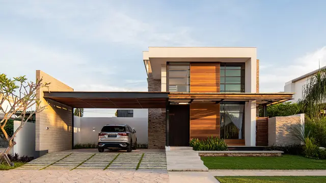 Desain Rumah Tanpa Pagar Tapi Tetap Aman (AI)