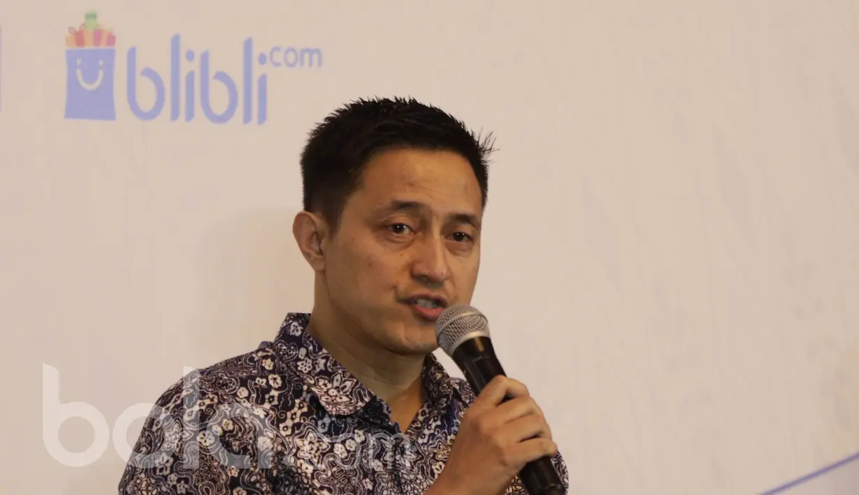 Kabid Humas PBSI, Ricky Subagja, saat menghadiri jumpa pers BCA Indonesia Open 2017 yang didukung oleh Bakti Olahraga Djarum Foundation di Hotel Kempinski, Jakarta, Senin (22/5/2017). (Bola.com/Vitalis Yogi Trisna)