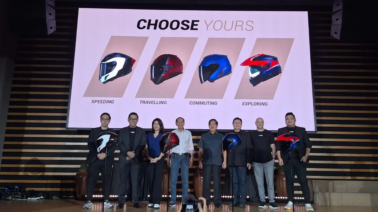 Nolan Hadirkan Koleksi Helm 2025, Harga Mulai Rp 3 Jutaan (Arief A/Liputan6.com)