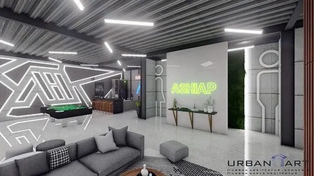 7 Desain Kantor Baru Atta Halilintar, Punya Desain yang Moderen