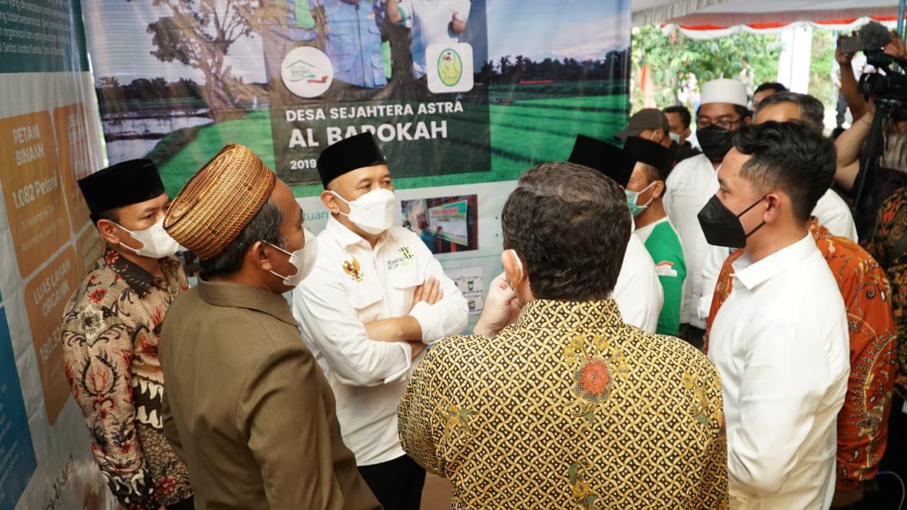 Menteri Koperasi dan UKM, Teten Masduki melaksanakan kunjungan kerja ke Desa Sejahtera Astra (DSA)