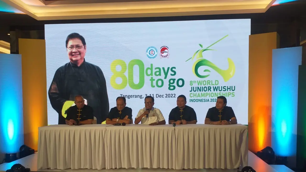 80 hari jelang Kejuaraan Dunia Wushu Junior 2022 di ICE BSD