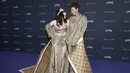 Billie Eilish dan Jesse Rutherford menghadiri LACMA Art+Film Gala, 5 November 2022. (Foto: AP Photo/Allison Dinner)