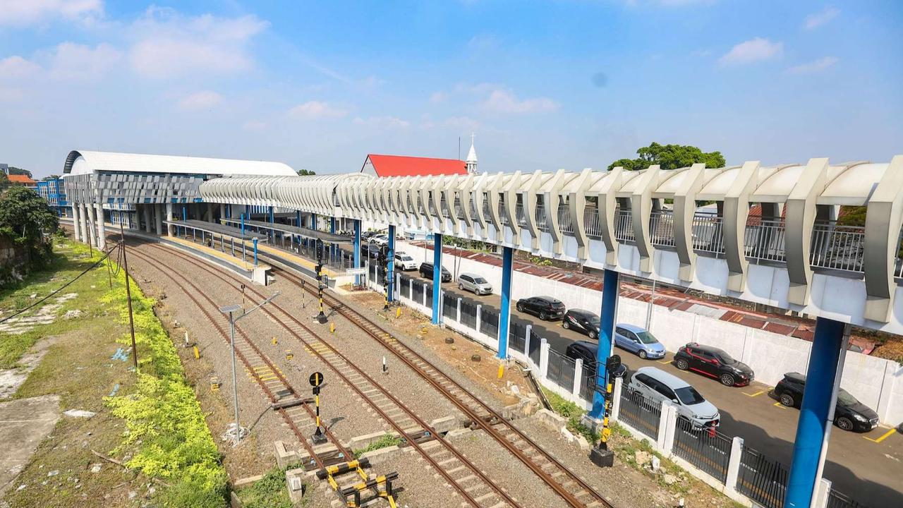 FOTO: Menjajal Skybridge Stasiun Bogor-Paledang yang Siap Dioperasikan pada 18 Juni