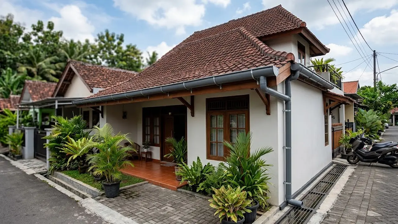 Model Talang Air Atap Rumah