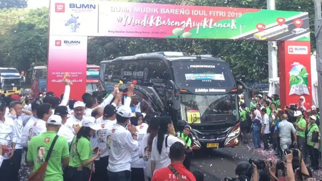 Bukit Asam Berangkatkan 2.628 Pemudik ke Kampung Halaman