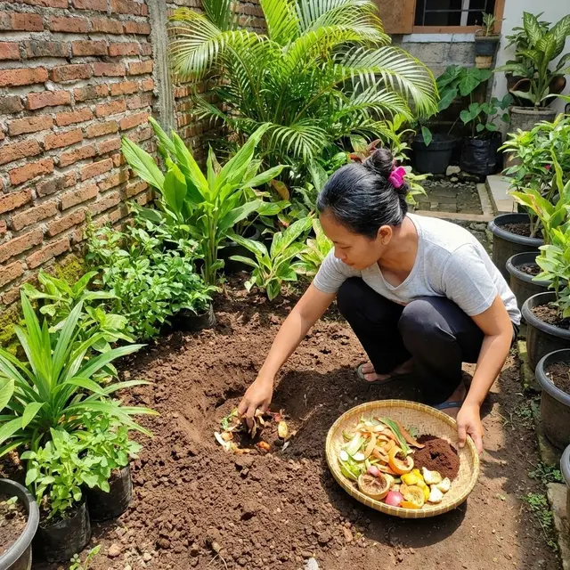 Mengolah Sampah Organik Dapur di Rumah Lahan Terbatas