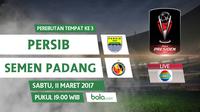 Perebutan Tempat 3 dan 4 Piala Presiden 2017 Persib Bandung vs Semen Padang (Bola.com/Adreanus Titus)