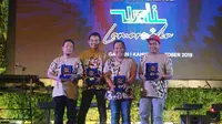 Wali Band saat peluncuran single terbaru "Lamar Aku" di live streaming Langit Musik, Jakarta, Kamis (24/10/2019) sore (Dok.Nagaswara)
