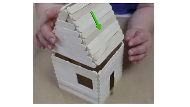 Cara Membuat Rumah dari Stik Es Krim