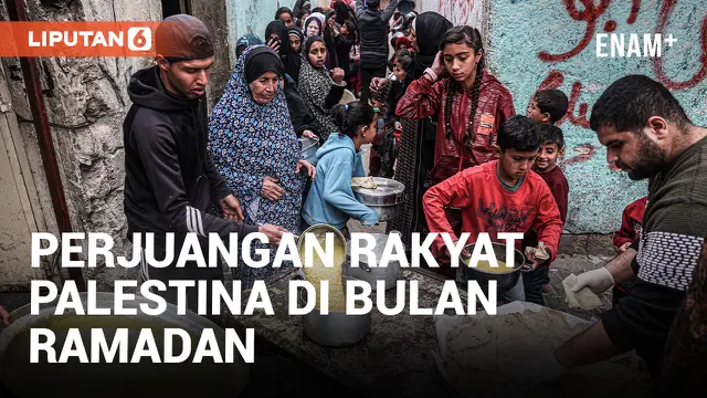 Keluarga Gaza Berjuang untuk Jalankan Tradisi Ramadan di Tengah Reruntuhan Rumah Mereka