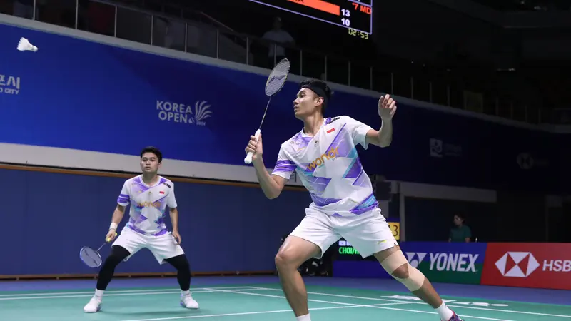 Leo Rolly Carnando/Bagas Maulana - Korea Open 2024 - Bulu Tangkis