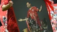 Franck Ribery berhasil meraih sembilan trofi juara Bundesliga Jerman bersama Bayern Munchen. (AFP/Christof Stache)