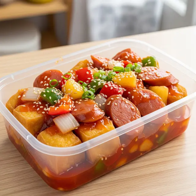 Tahu Sosis Asam Manis (Image by Gemini AI)