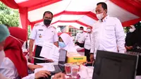 Wali Kota Makassar dan Kabinda Sulsel hadiri vaksinasi Massal pelakar SMP (Liputan6.com)