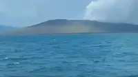 Begini Kondisi Sebaran Debu Vulkanik Anak Krakatau Pagi Ini