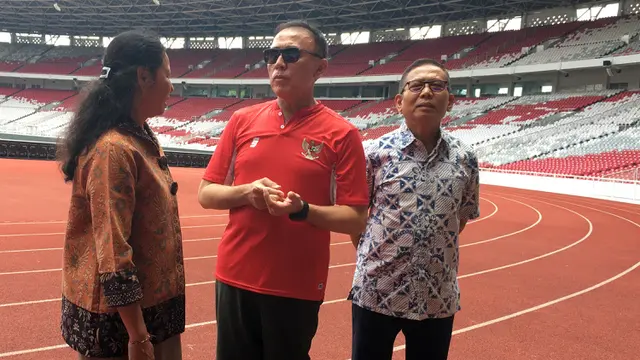 Ketum PSSI, Mochamad Iriawan, inspeksi ke SUGBK
