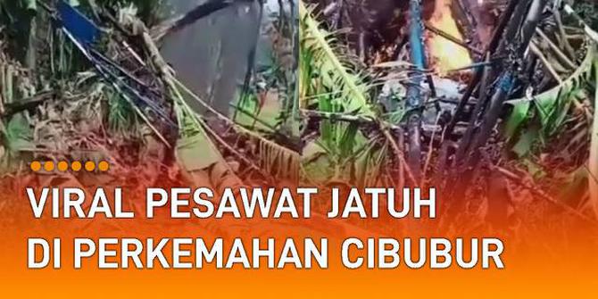 VIDEO: Viral Pesawat Sky Ranger FASI Jatuh di Perkemahan Cibubur