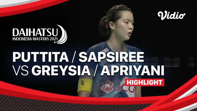 Berita Video, Greysia Polii / Apriyani Rahayu Gagal Melangkah ke Semifinal Usai Kalah Melawan Wakil Thailand di Indonesia Masters 2021