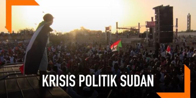 VIDEO: Ribuan Demonstran Geruduk Markas Militer Sudan
